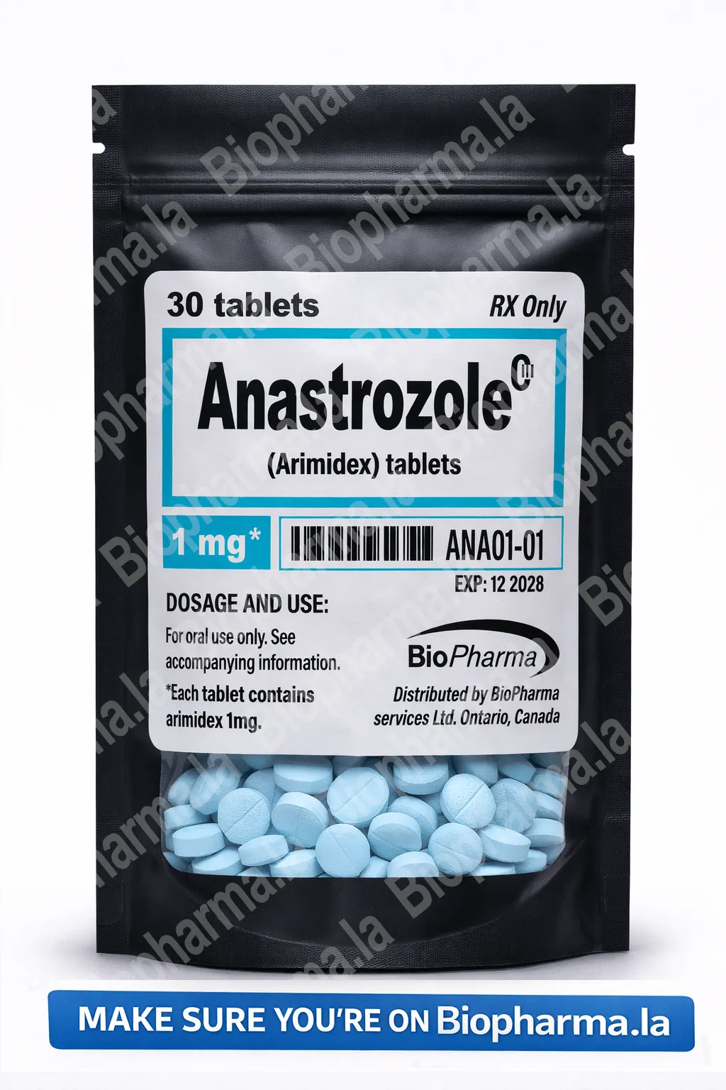 Arimidex 1mg 30 Tablets
