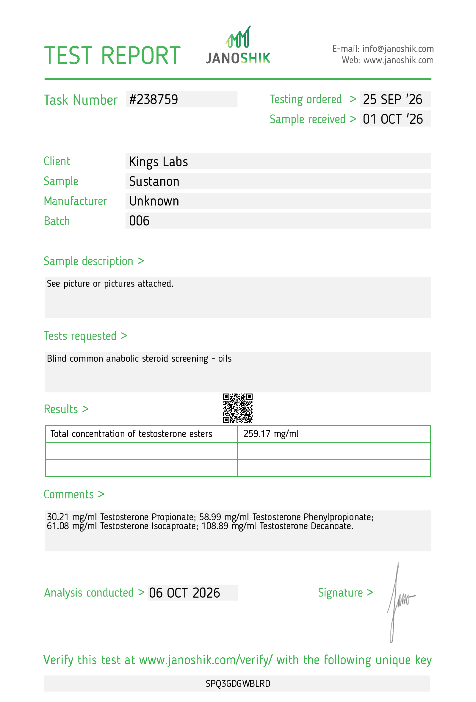 Testosterone Sustanon 250 - Image 2